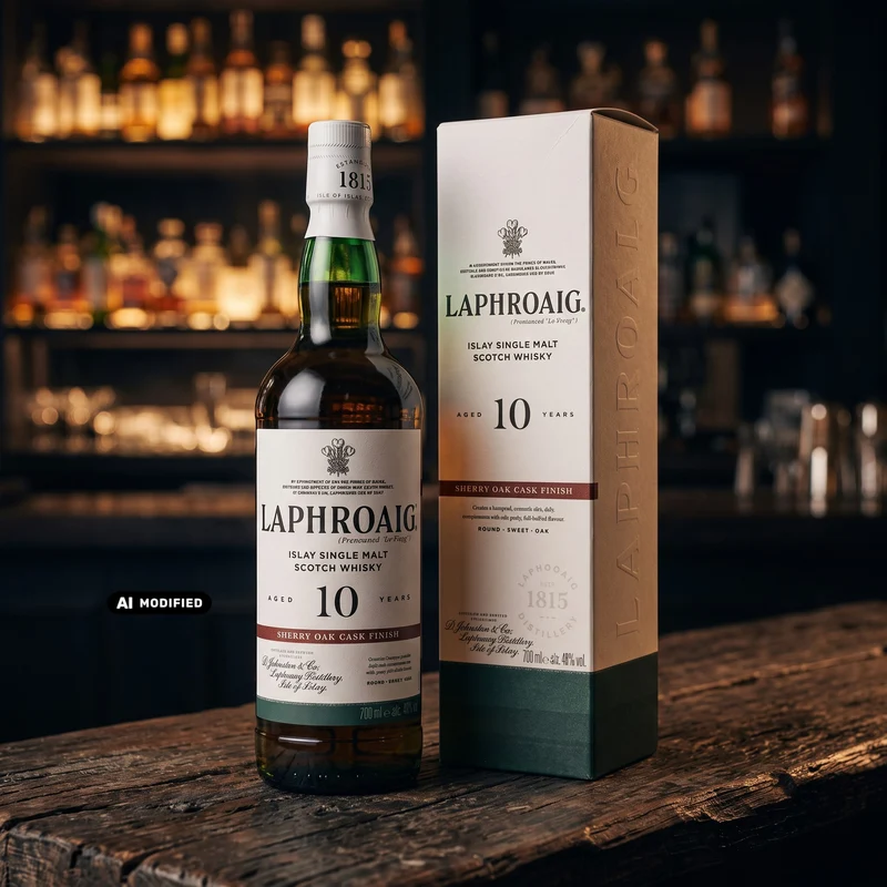 Laphroaig - 10 Years - Sherry Oak Finish - Islay Single Malt - 0.7L