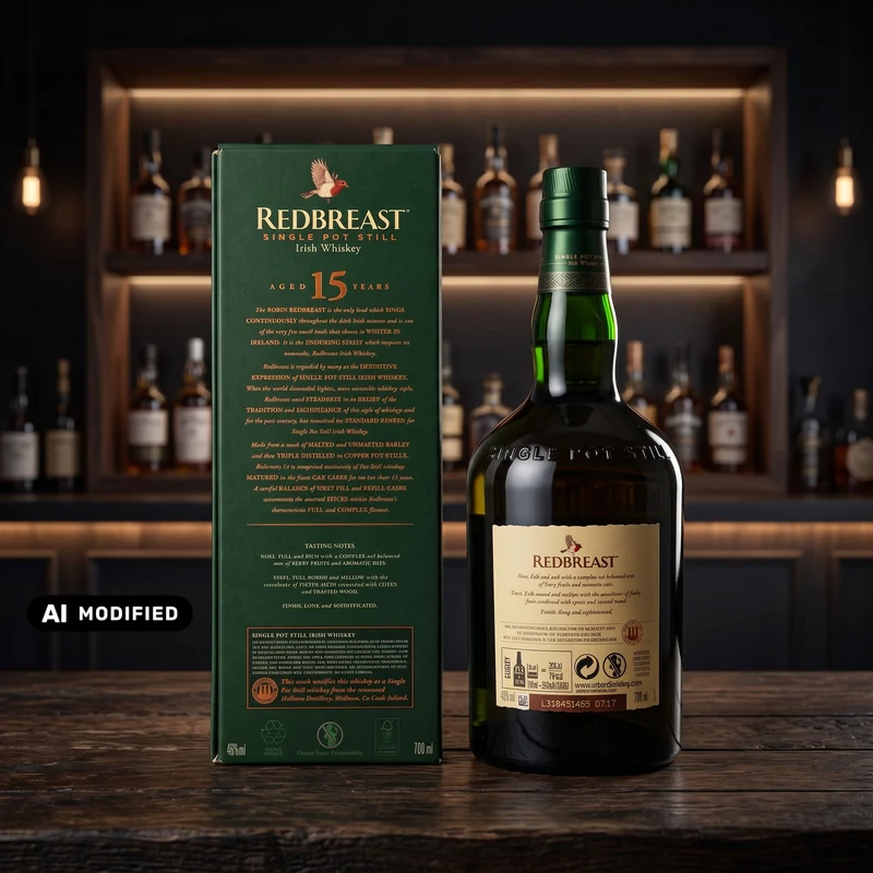 Redbreast - 15 Years - Single Pot Still Whiskey - 0.7L