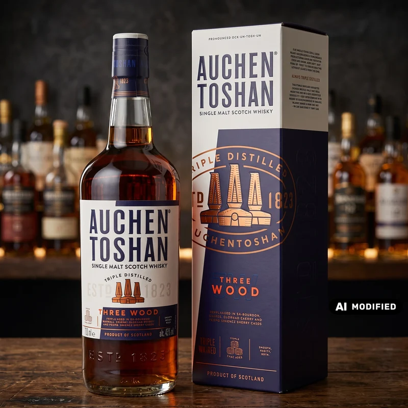 Auchentoshan - Three Wood - Triple Distilled - Lowlands - 0.7L