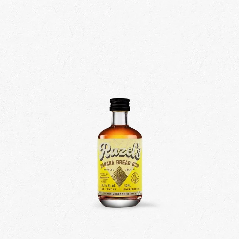 Razel's Banana Bread Rum Liqueur 38,1% 50ml - Miniatur