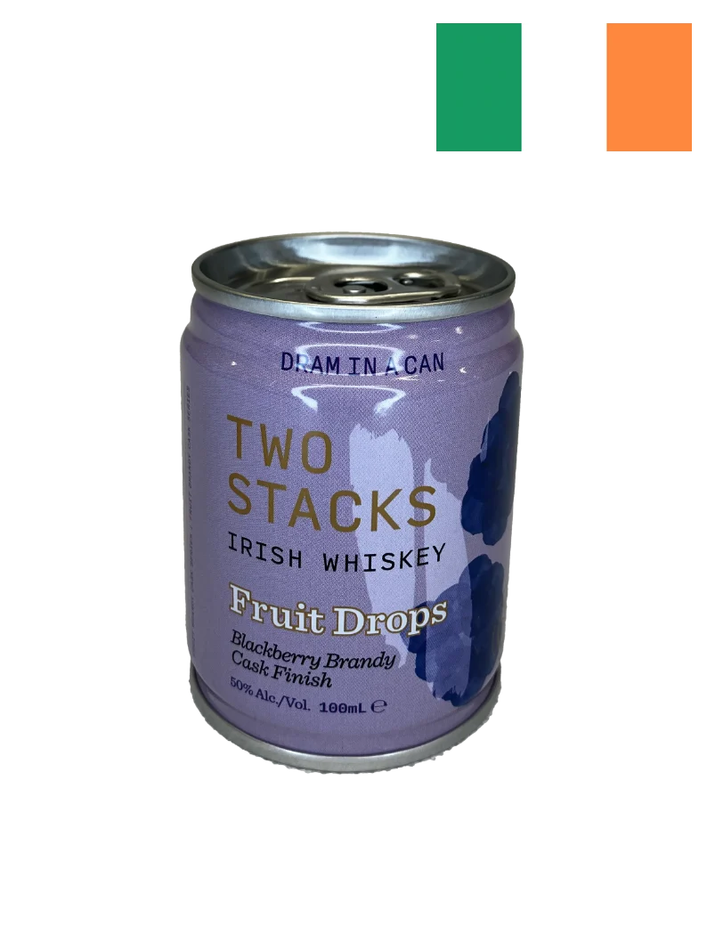 Two Stacks "Dram in a Can Fruit Drops" Blackberry Brandy
