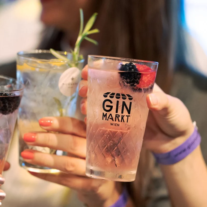 Glas - Ginmarkt Festival Longdrink Glas 2022