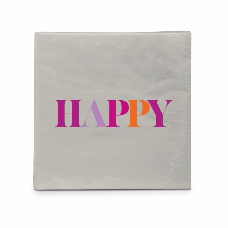 Servietten "Happy"