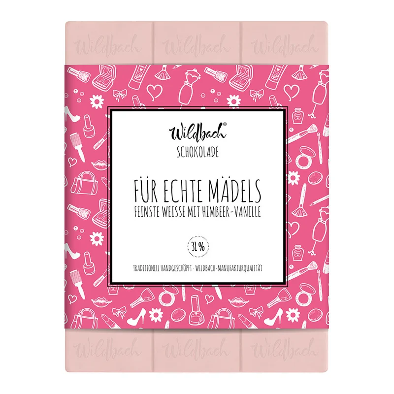 Schokolade "für echte Mädels" - ideal zum Geburtstag, zur Prüfung, zu Weihnachten oder einfach nur so