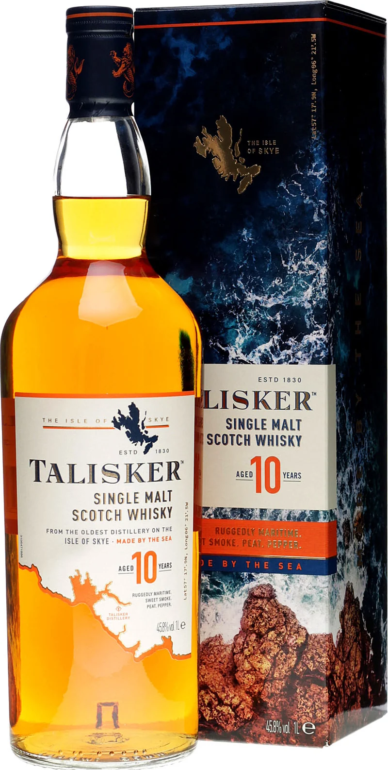 Talisker Single Malt Whisky 10 Jahre | 45,8 % | 1,0 L