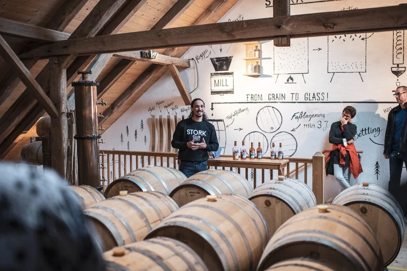 2027 I STORK CLUB Whiskey I Destillerie Führung & Whiskey Tasting (JANUAR, FEBRUAR, MÄRZ, APRIL)