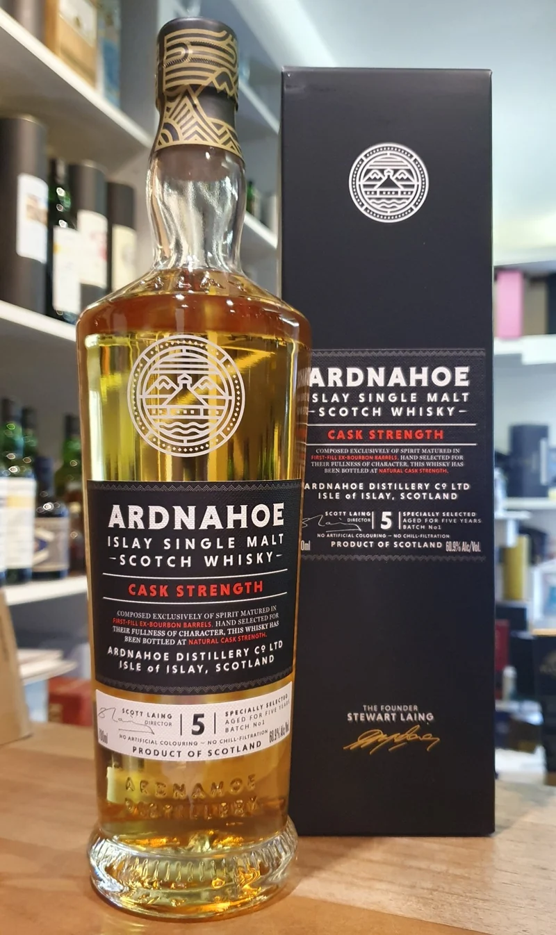 Ardnahoe Cask Strength 5 y batch 2 second CS Release 2026 islay GP whisky 0,7l 61 % vol.