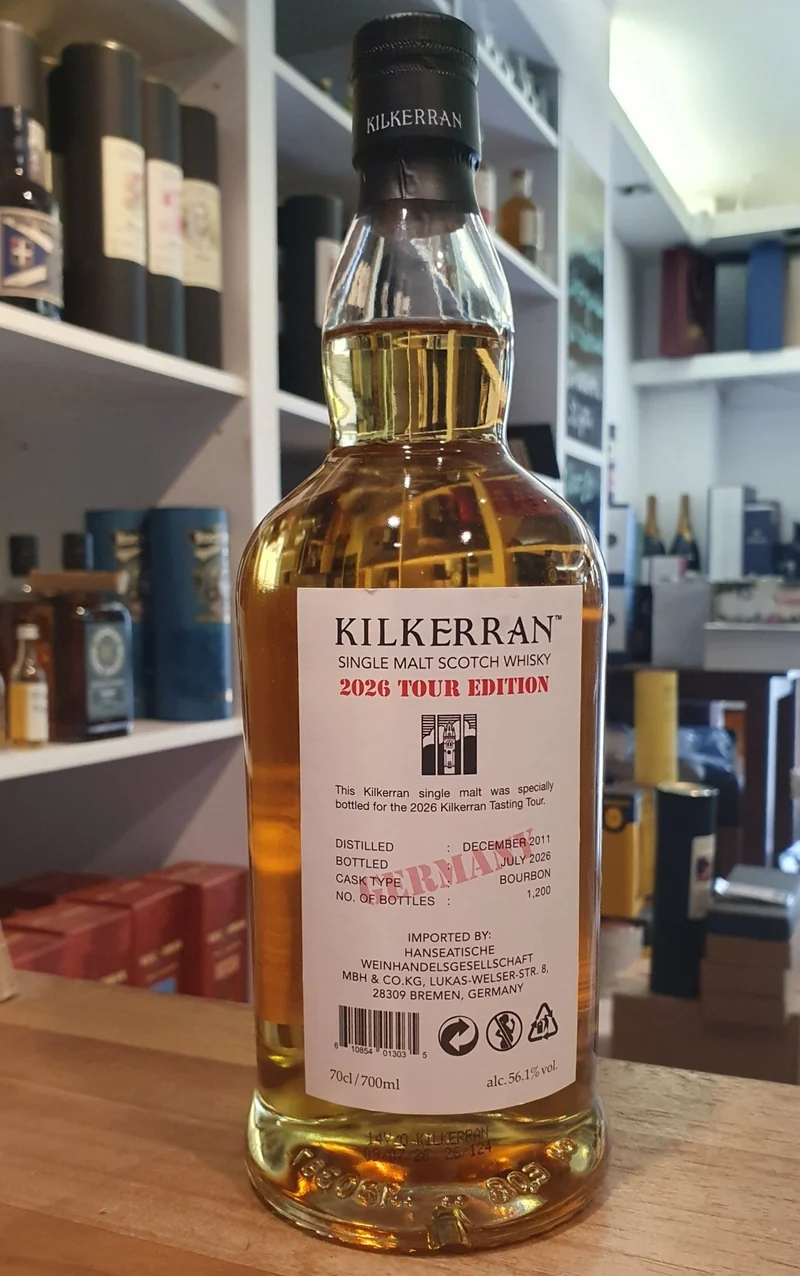 Kilkerran 2011 Vintage 14 y Tour 2026 Edition 0,7l 56,1 %vol. Whisky o.Dose Campbeltown Limited
