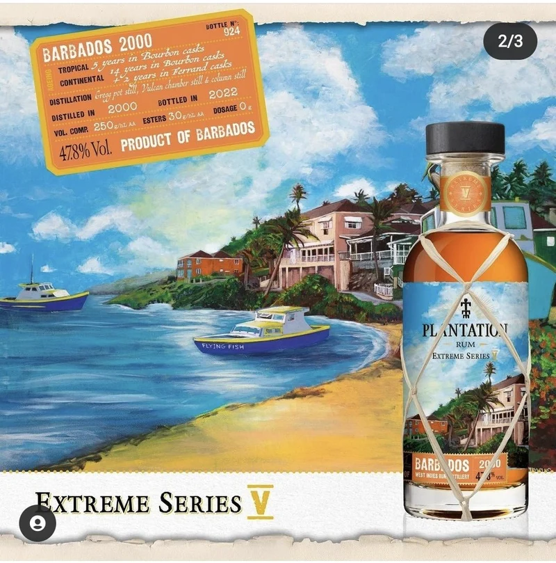 X Plantation Extreme No 5 Barbados 2000 0,7l 47,8% vol. single cask Rum Planteray
