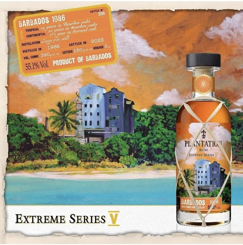 X Plantation Extreme No 5 Barbados 1986 0,7l 55,1% vol. single cask Rum Planteray