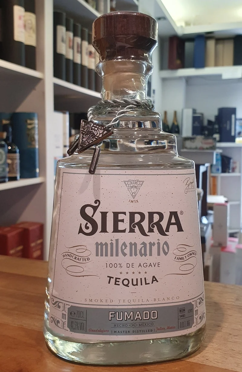 Milenario Fumado blanco 100% Agave Tequila 0,7l 41,5% vol. Sierra 83 proof rauchig