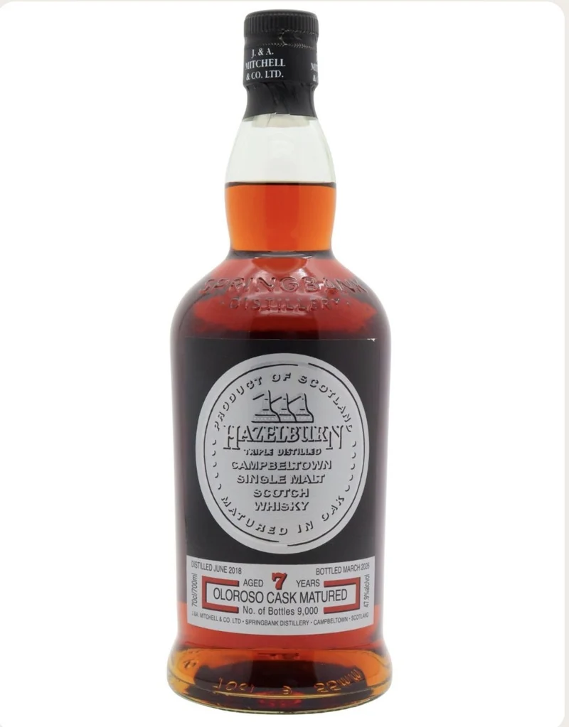 Hazelburn 7 y 2018 2026 Sherry Cask 0,7l 47,9 % vol. Whisky Campbeltown