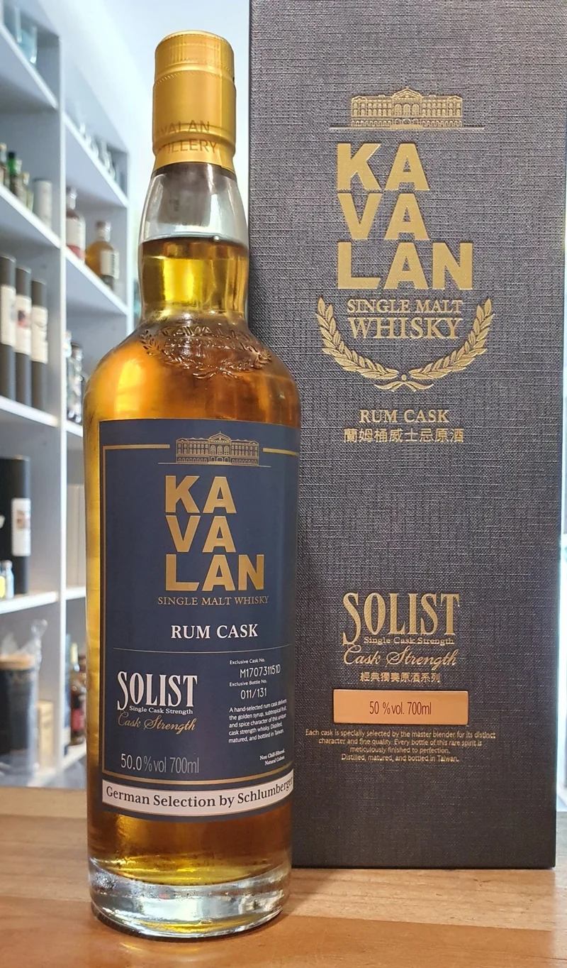 Kavalan Solist Rum cask single cask 2017 0.7l Fl 50%vol. Taiwan Whisky #M170731151D