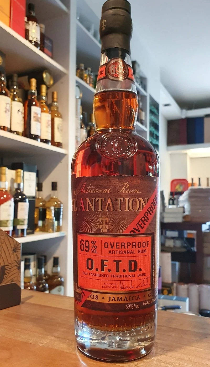 Plantation Overproof 69 oftd original dark trinidad Tobego old artisanal 0,7l 69% vol. Rum