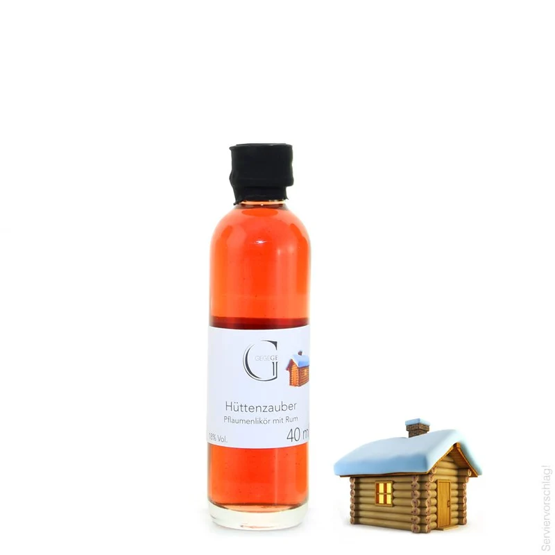 Hüttenzauber - Pflaumenlikör mit Rum - mini 40 ml