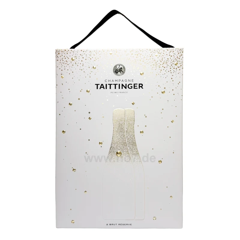 Taittinger 2er Geschenkset mit 2 Flaschen Brut Reserve 2x0,75l