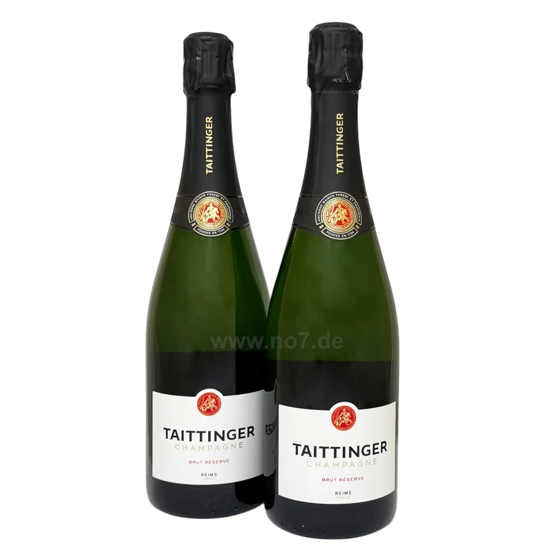 Taittinger 2er Geschenkset mit 2 Flaschen Brut Reserve 2x0,75l