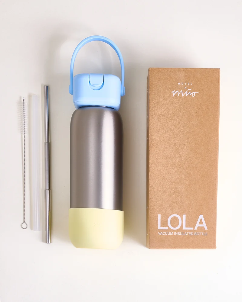 Lola Trinkflasche silber