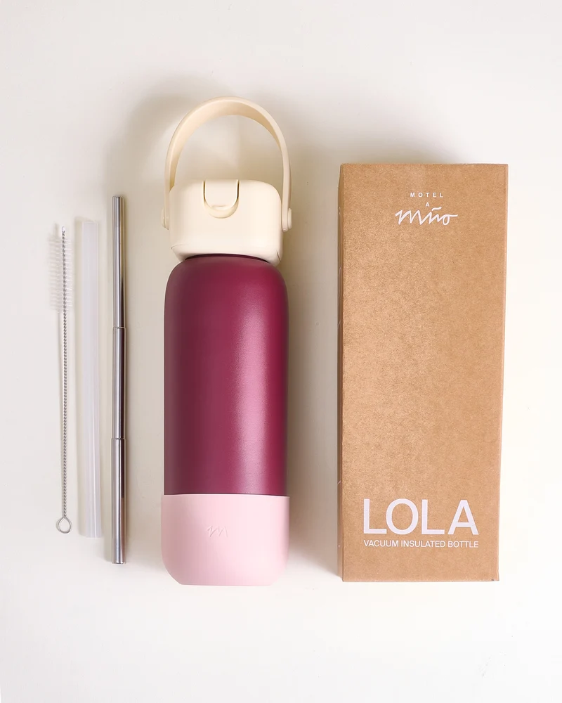 Lola Trinkflasche burgund