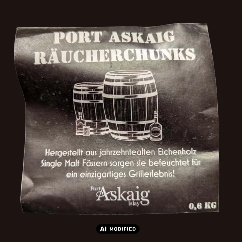 Räucherchips - Port Askaig Whiskyfässer - BBQ Smoking Chips