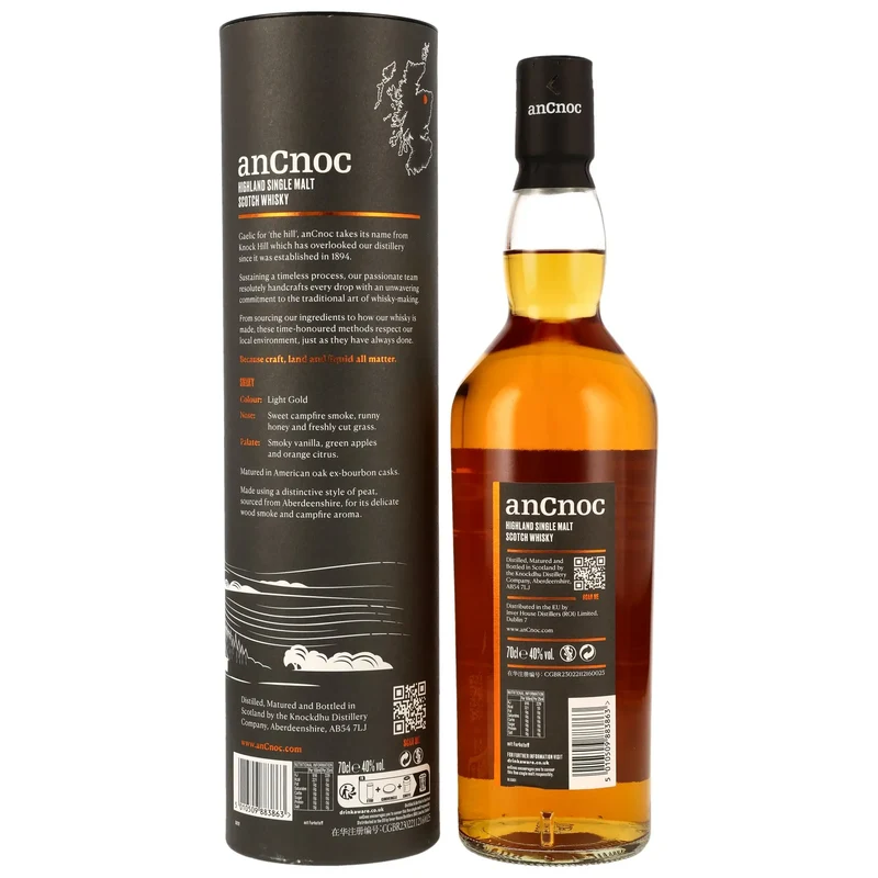 AnCnoc Smoky & Peated 10 Jahre