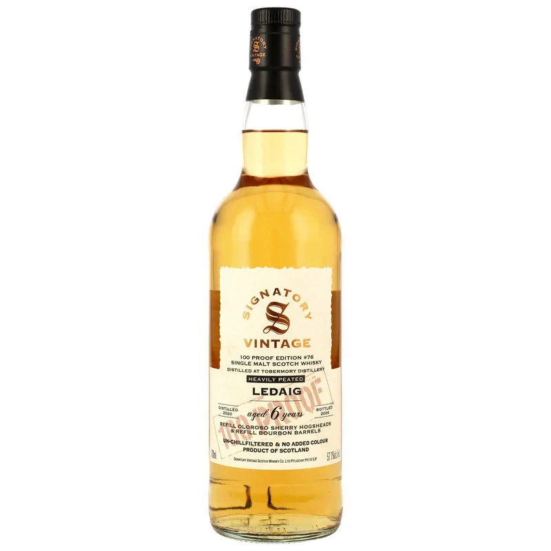 Ledaig Heavily Peated 100 Proof Edition #76 6 Jahre 2020/2026