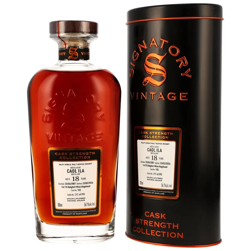 Caol Ila Cask Strength 18 Jahre 2007/2026
