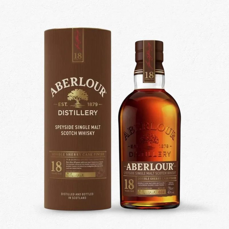 Aberlour 18YO Double Sherry Cask Single Malt Speyside Whisky 43% 0,7L