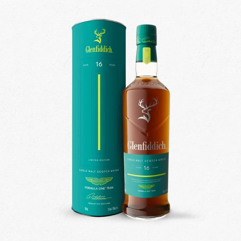 Glenfiddich 16YO Aston Martin Formula One Single Malt Scotch Whisky 43% 0,7L