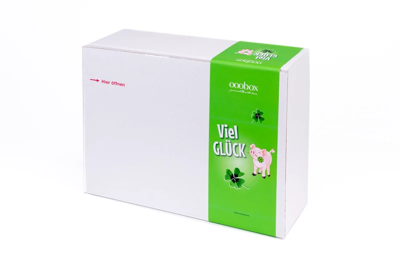 🍀 Glücks-Geschenkbox – Das perfekte „Viel Glück“-Geschenk