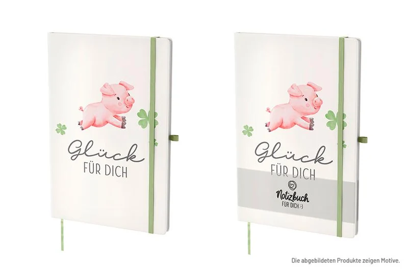 Notizbuch Glück für Dich -perfekt zur Prüfung, zum neuen Job oder anderen Gelegenheiten