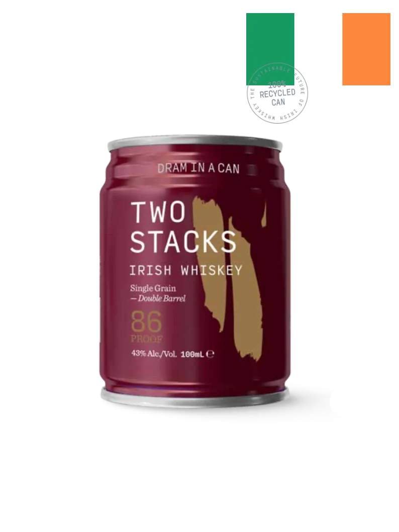 Two Stacks "Dram in a Can" Double Barrel Single Grain