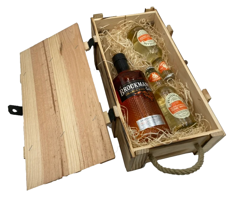 Geschenkkiste mit Orange Kiss Gin