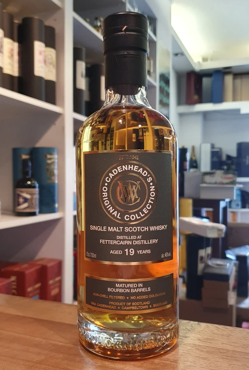 Fettercairn 19 y Bourbon cask Cadenhead's 0,7l 46 %vol. 2026 Whisky