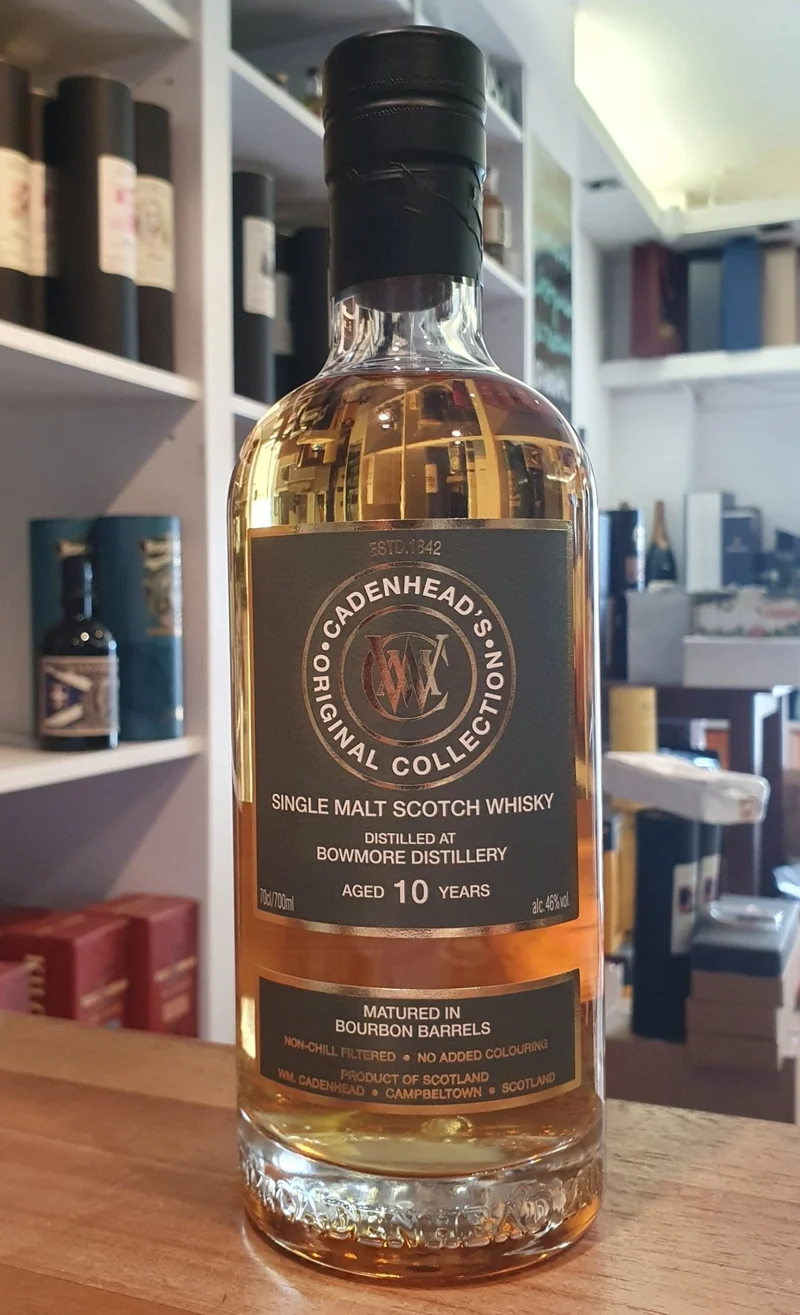 Bowmore 10 y Bourbon cask Cadenhead's 0,7l 46 %vol. 2026 Whisky