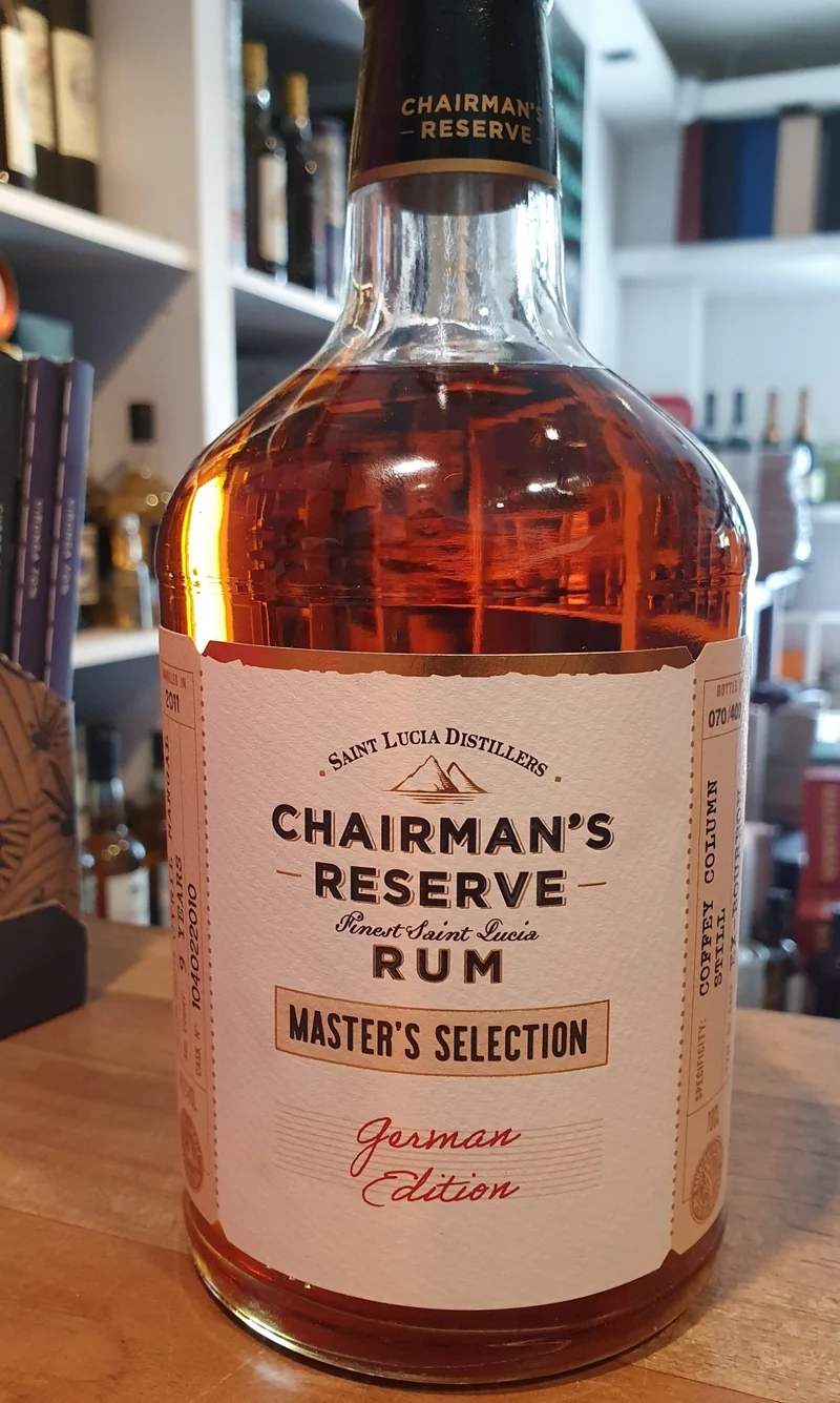 X Chairman's Reserve 2011 Master´s Selection Coffey Still 0,7l 46,2% vol. single cask Rum Fassabfüllung Sonderedition