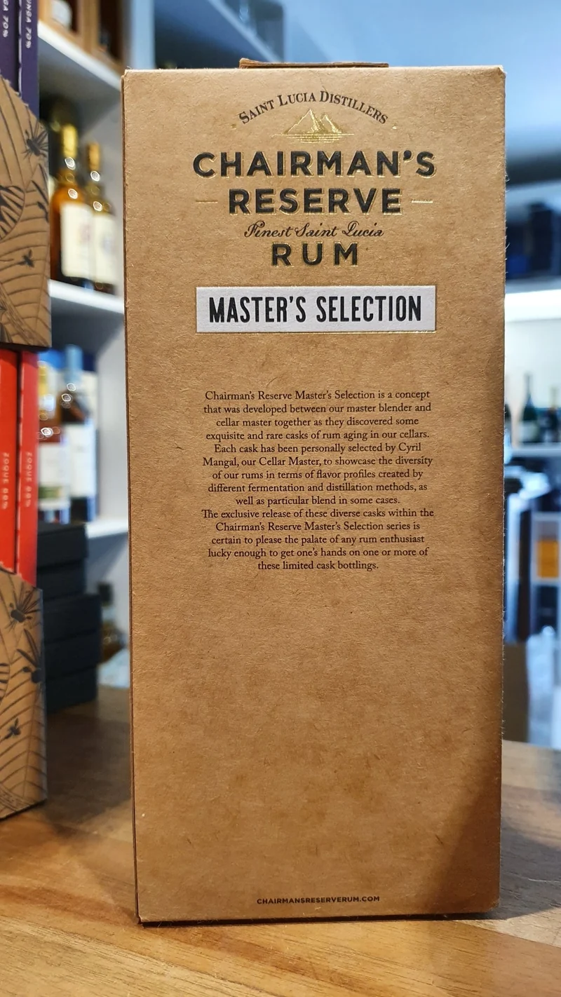 X Chairman´s Reserve Master´s Selection (Old Brothers) 13y 0,7l 59,1% vol. single cask Rum Fassabfüllung Sonderedition