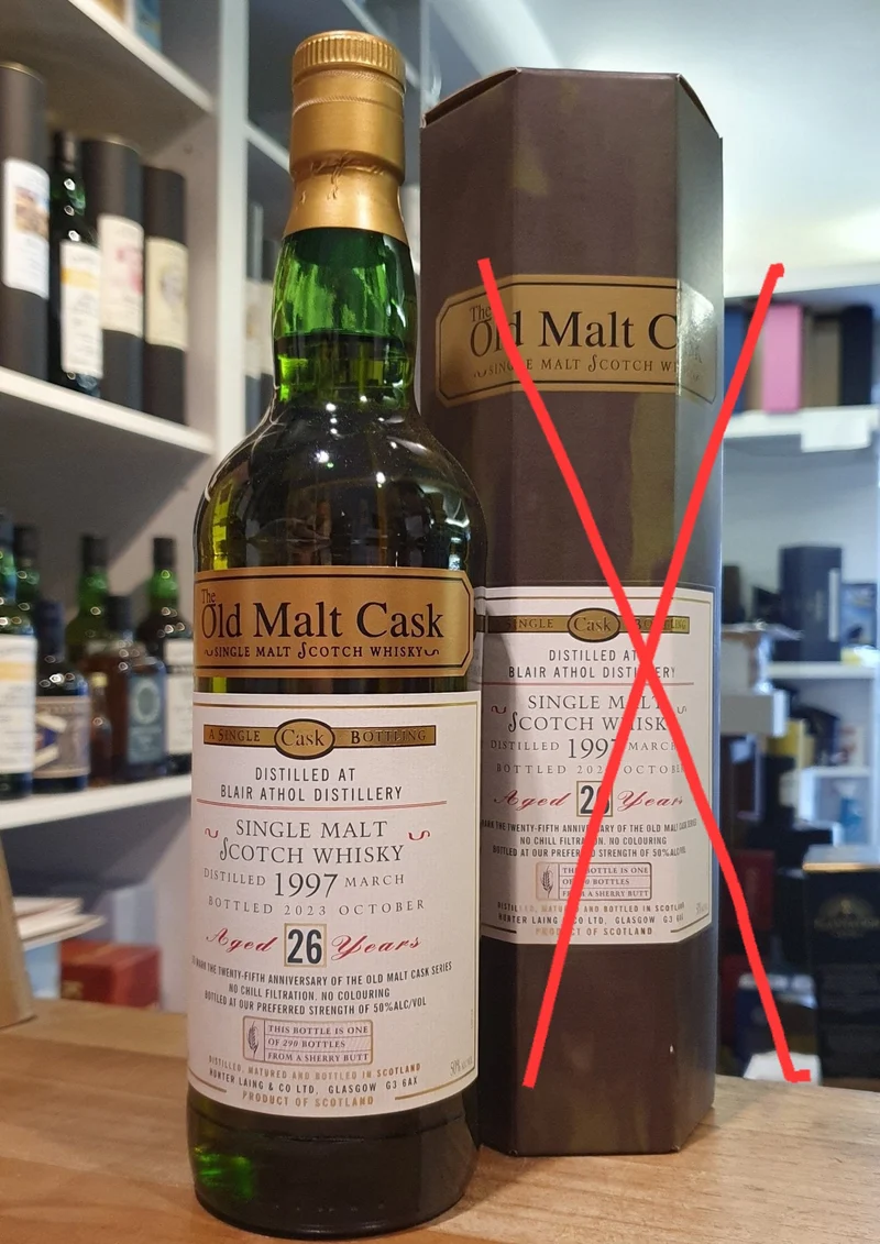 Blair Athol 1997 OHNE GP single cask 26 y 50 % vol. 0,7l old malt cask Whisky Hunter Laing OMC #hl56886