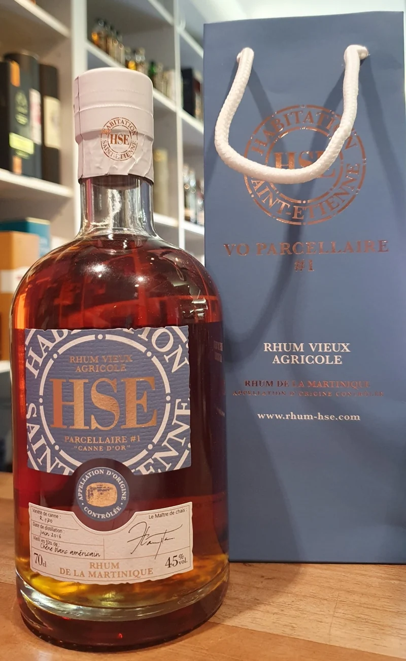 X HSE 2016 VO Canne D'or Parcellaire #1 braun Agricole Rum 45% vol. 0,7l Rhum blau