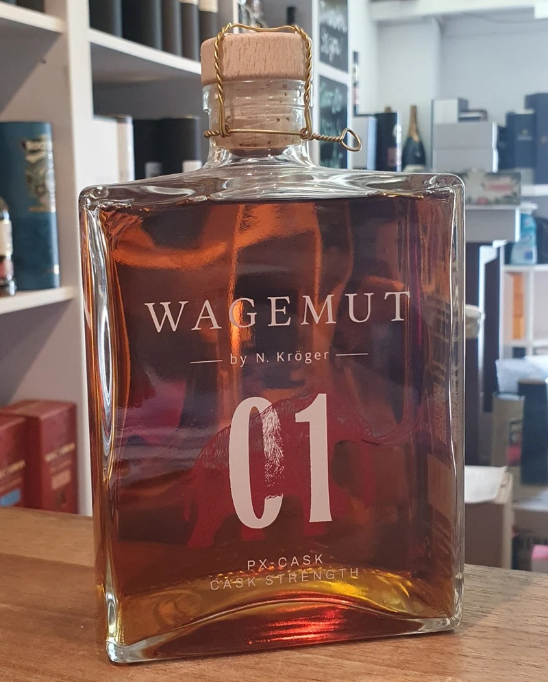 X Wagemut 01 Cask Strength 10 y PX Cask Barbados Rum Spirituose 0,7l 58,7%vol.