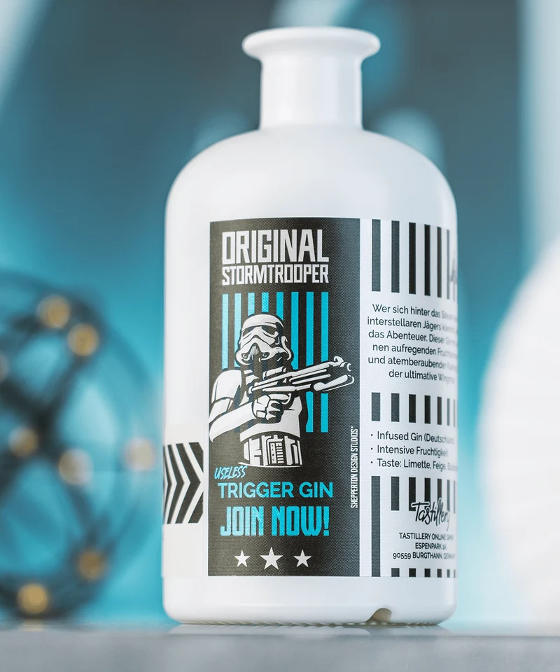 Original Stormtrooper Useless Trigger Gin inkl. 2 Gläser