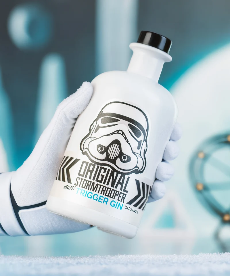 Original Stormtrooper Useless Trigger Gin inkl. 2 Gläser