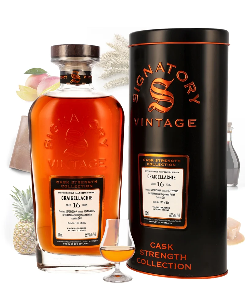 Craigellachie 2009/2025 - 16 Jahre - 1st Fill Madeira Hogshead Finish