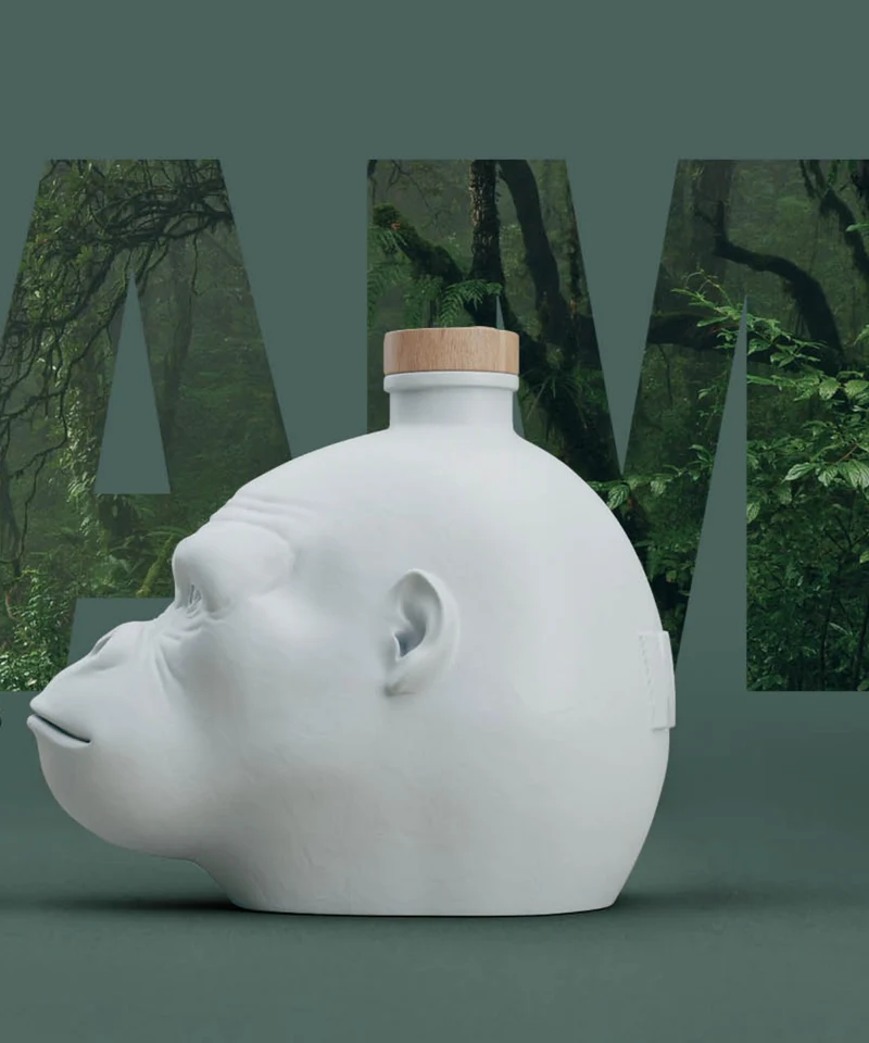 Kong Spiced Rainforest Rum White - Geschenkbox