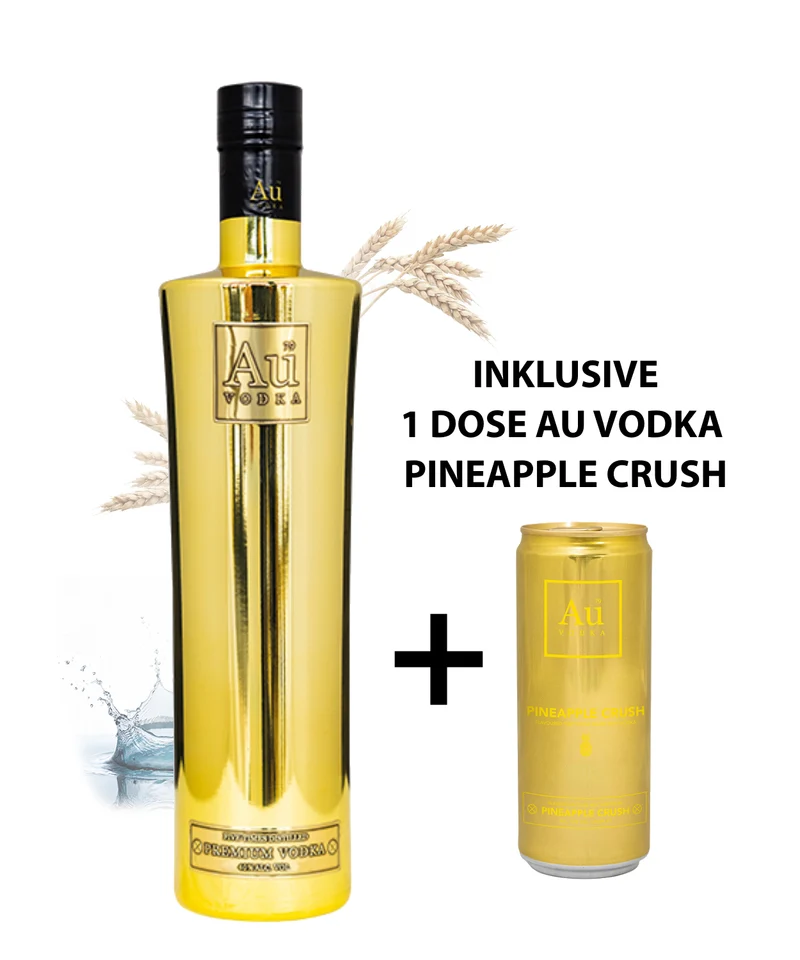 Au Vodka Original inklusive 1 Dose Au Vodka Pineapple Crush