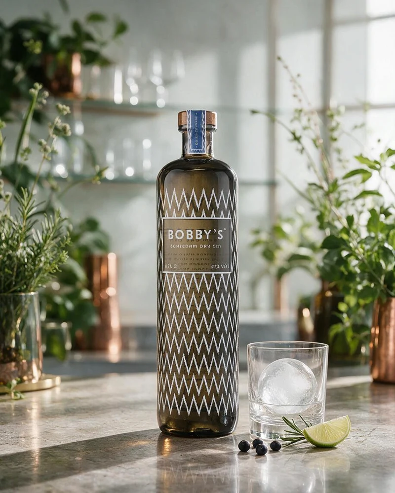 BOBBY’S - Schiedam Dry Gin Giftpack mit Tumbler - 42% Vol.