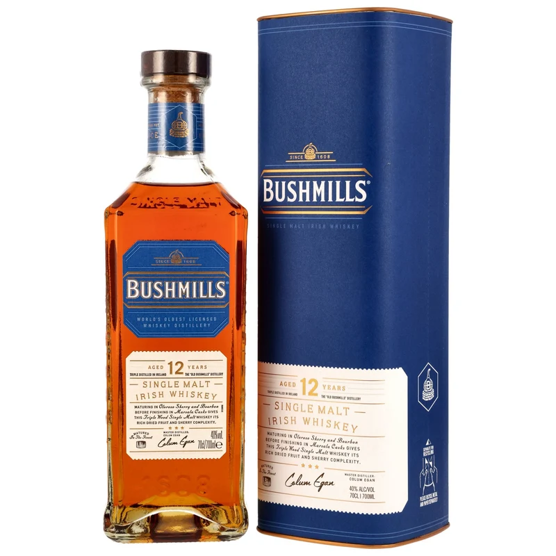 BUSHMILLS - 12 Jahre Three Woods Irish Single Malt Whiskey – 40% Vol.