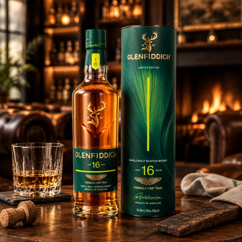 GLENFIDDICH - 16 Jahre Aston Martin F1 Limited Edition 2026 – 43 % Vol.