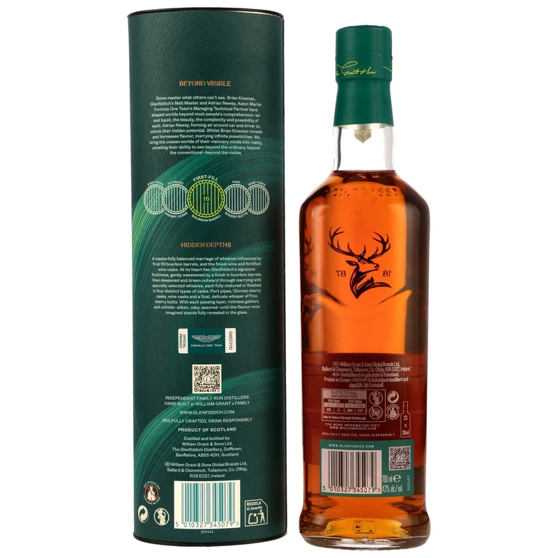 GLENFIDDICH - 16 Jahre Aston Martin F1 Limited Edition 2026 – 43 % Vol.