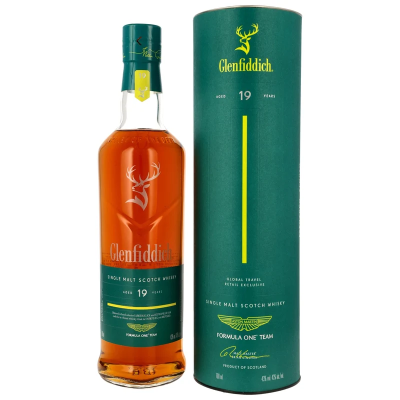 GLENFIDDICH - 19 Jahre Aston Martin F1 Limited Edition – 43 % Vol.